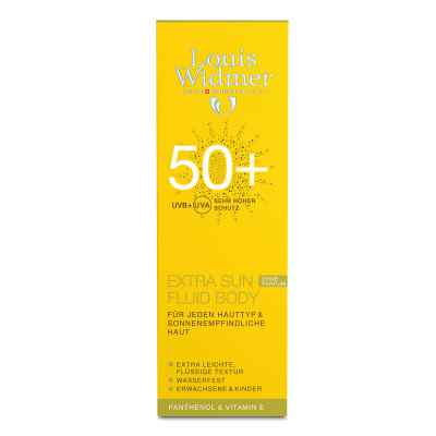 Widmer Extra Sun Fluid Body 50+ unparfümiert bei apo-discounter.de bestellen