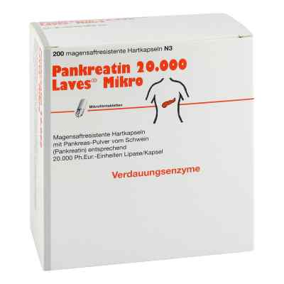 Pankreatin 20000 Laves Mikro magensaftresistent Kapseln bei apo-discounter.de bestellen