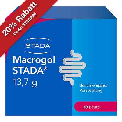 Macrogol STADA 13.7 g Beutel