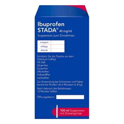 Ibuprofen STADA 40mg/ml Suspension zum Einnehmen bei apo-discounter.de bestellen