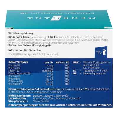 Probiotic premium 28 Menssana Beutel bei apo-discounter.de bestellen
