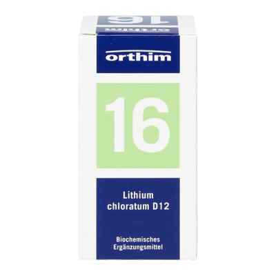 Biochemie Orthim 16 Lithium chloratum D 12 Tabletten bei apo-discounter.de bestellen