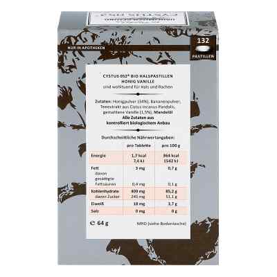 Cystus 052 Bio Halspastillen Honig Vanille bei apo-discounter.de bestellen