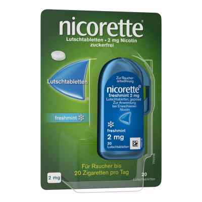 Nicorette freshmint 2 mg Lutschtabletten gepresst bei apo-discounter.de bestellen