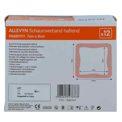 Allevyn Schaumverband 7x8 cm haftend bei apo-discounter.de bestellen