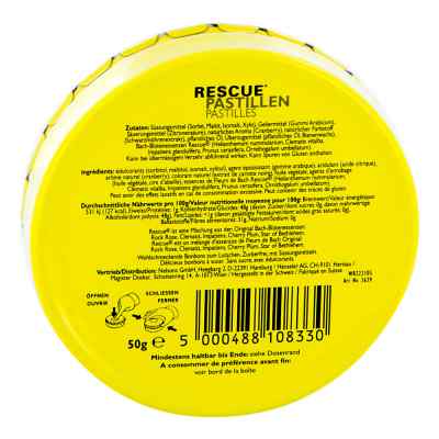 Bach Original Rescue Pastillen Cranberry bei apo-discounter.de bestellen