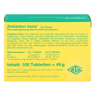 Zinkletten Verla Orange Lutschtabletten bei apo-discounter.de bestellen