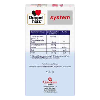 Doppelherz Cranberry + Granatapfel system Kapseln bei apo-discounter.de bestellen