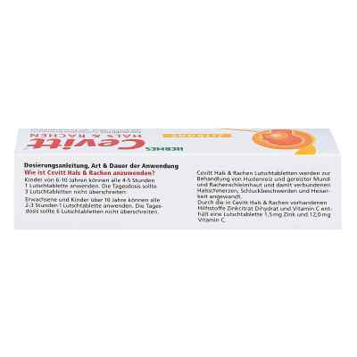 Cevitt Hals & Rachen Lutschtabletten Zitrone bei apo-discounter.de bestellen