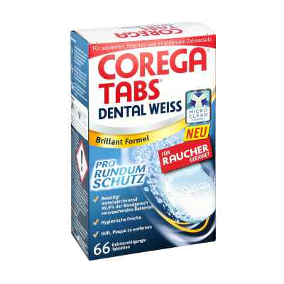 Corega Tabs Dental weiss Tabletten für Raucher  bei apo-discounter.de bestellen