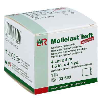 Mollelast haft latexfrei 4cmx4m gedehnt weiss bei apo-discounter.de bestellen