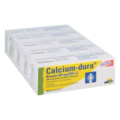Calcium-dura Vit D3 Brause 600mg/400 internationale Einheiten bei apo-discounter.de bestellen