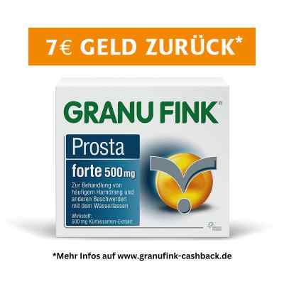 GRANU FINK Prosta forte 500mg – Jetzt 7 € Cashback sichern 140 stk von Perrigo Deutschland GmbH PZN 10011938