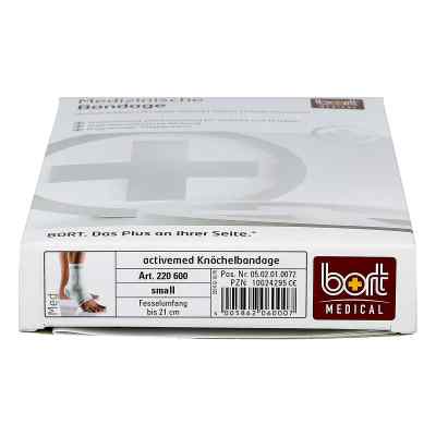 Bort activemed Knöchelbandage small silber bei apo-discounter.de bestellen