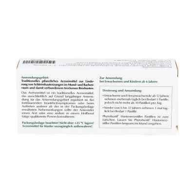 Phytohustil Hustenreizstiller Pastillen Phytohustil Hustenreizstiller Pastillen