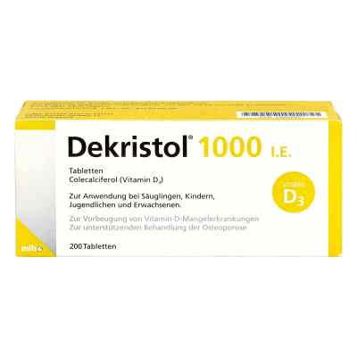 Dekristol 1.000 I.e. Tabletten bei apo-discounter.de bestellen