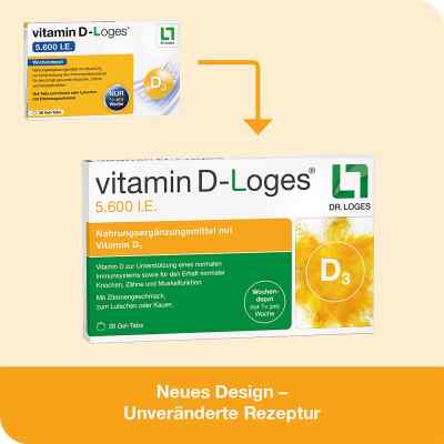 Vitamin D-loges 5.600 I.e. Kautabletten bei apo-discounter.de bestellen