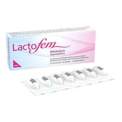 Lactofem Milchsäure Vaginalzäpfchen bei apo-discounter.de bestellen