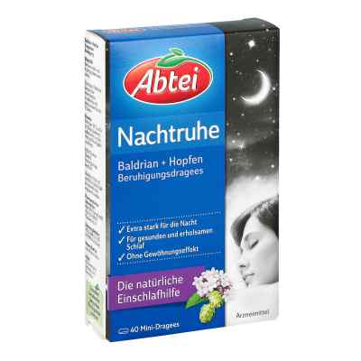 Abtei Nachtruhe Baldrian+hopfen Dragee (s) zur, zum beruhigung bei apo-discounter.de bestellen