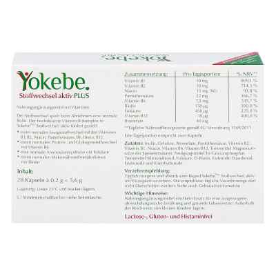 Yokebe Plus Stoffwechsel aktiv Kapseln bei apo-discounter.de bestellen