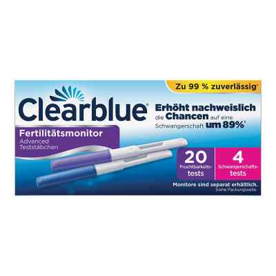 Clearblue Fertilitätsmonitor Teststäbchen 20+4 bei apo-discounter.de bestellen