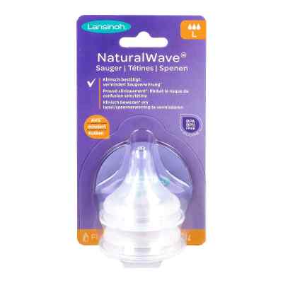 Lansinoh Naturalwave Sauger L 2 stk von Lansinoh Laboratories Inc. Niede PZN 10272975