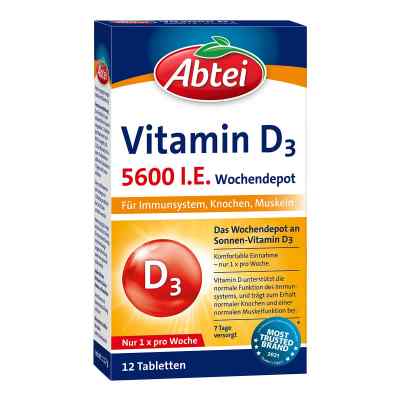 Abtei Vitamin D3 5.600 I.e. Wochendepot Tabletten bei apo-discounter.de bestellen