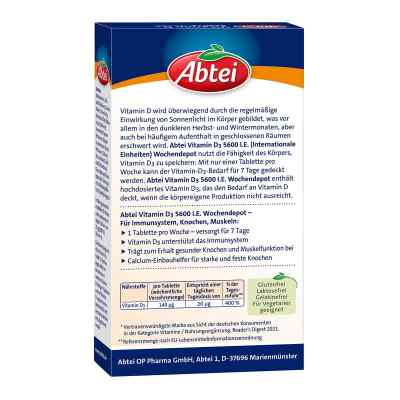 Abtei Vitamin D3 5.600 I.e. Wochendepot Tabletten bei apo-discounter.de bestellen