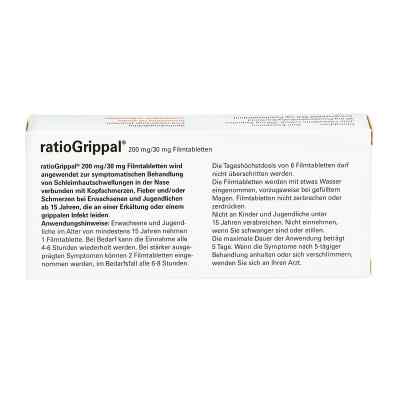 Ratiogrippal 200 mg/30 mg Filmtabletten bei apo-discounter.de bestellen