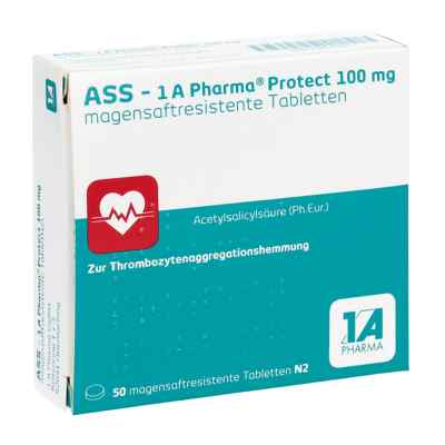 Ass 1a Pharma Protect 100 mg magensaftresistent Tabletten bei apo-discounter.de bestellen