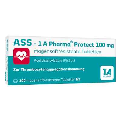 Ass 1a Pharma Protect 100 mg magensaftresistent Tabletten bei apo-discounter.de bestellen
