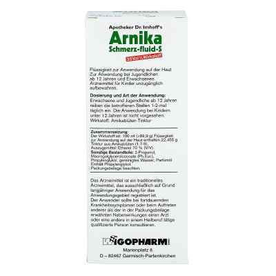 Apotheker Doktor imhoff's Arnika Schmerz-fluid S bei apo-discounter.de bestellen