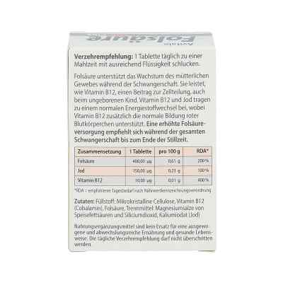 Folsäure 400 Plus B12+jod Tabletten bei apo-discounter.de bestellen