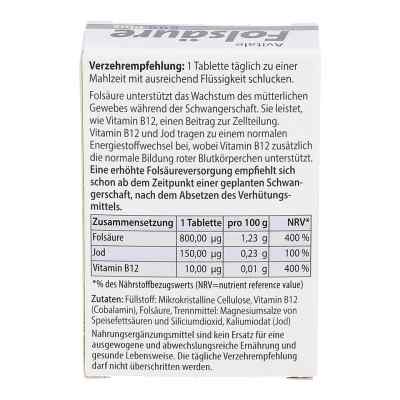 Folsäure 800 Plus B12+jod Tabletten bei apo-discounter.de bestellen
