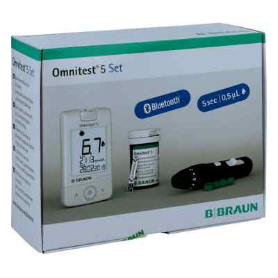 Omnitest 5 Blutzucker Messgerät Set mmol/l weiss bei apo-discounter.de bestellen