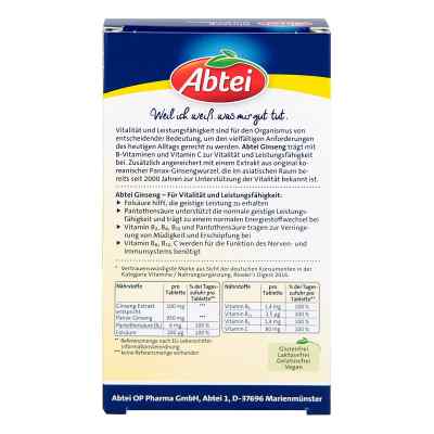 Abtei Ginseng Plus B-vitamine Tabletten bei apo-discounter.de bestellen