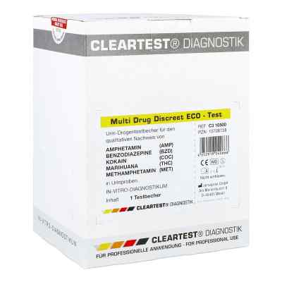 Cleartest Multi Drug Discreet Eco-test 5fach 1 stk von Diaprax GmbH PZN 10708728