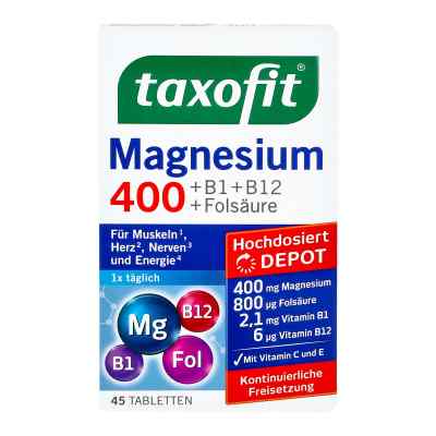 Taxofit Magnesium 400 Tabletten bei apo-discounter.de bestellen