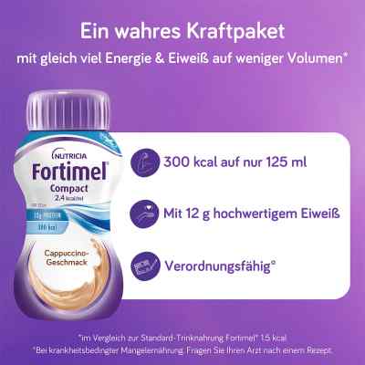 Fortimel Compact 2.4 Cappuccinogeschmack bei apo-discounter.de bestellen