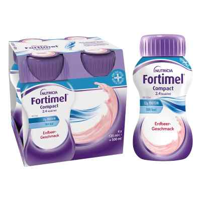 Fortimel Compact 2.4 Erdbeergeschmack bei apo-discounter.de bestellen