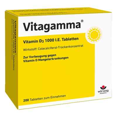 Vitagamma Vitamin D3 1.000 I.e. Tabletten bei apo-discounter.de bestellen