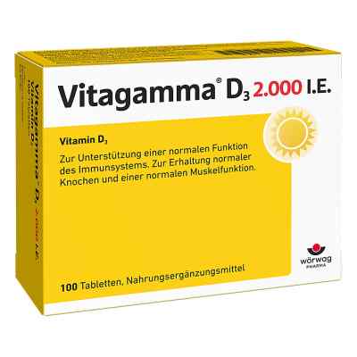 Vitagamma D3 2.000 I.e. Vitamin D3 Nem Tabletten bei apo-discounter.de bestellen