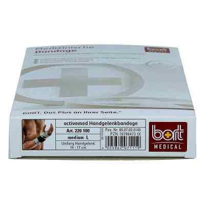 Bort activemed Handgelenkbandage links M silber bei apo-discounter.de bestellen