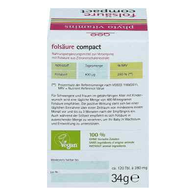 Folsäure Compact Bio Tabletten bei apo-discounter.de bestellen