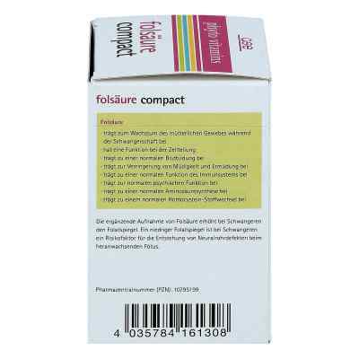 Folsäure Compact Bio Tabletten bei apo-discounter.de bestellen