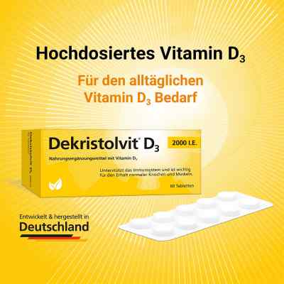 Dekristolvit D3 2.000 I.e. Tabletten bei apo-discounter.de bestellen