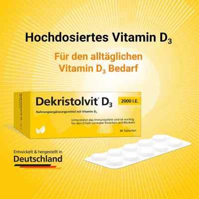 Dekristolvit D3 2.000 I.e. Tabletten bei apo-discounter.de bestellen