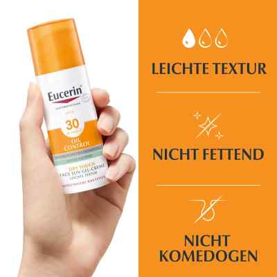 Eucerin Sun Gel-creme Oil Contr.anti-gl.eff.lsf 30 bei apo-discounter.de bestellen