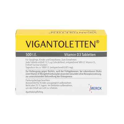 Vigantoletten 500 I.e. Vitamin D3 Tabletten Vigantoletten 500 I.e. Vitamin D3 Tabletten