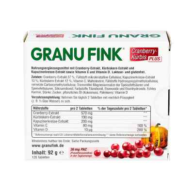 Granu Fink Cranberry-kürbis Plus Tabletten bei apo-discounter.de bestellen